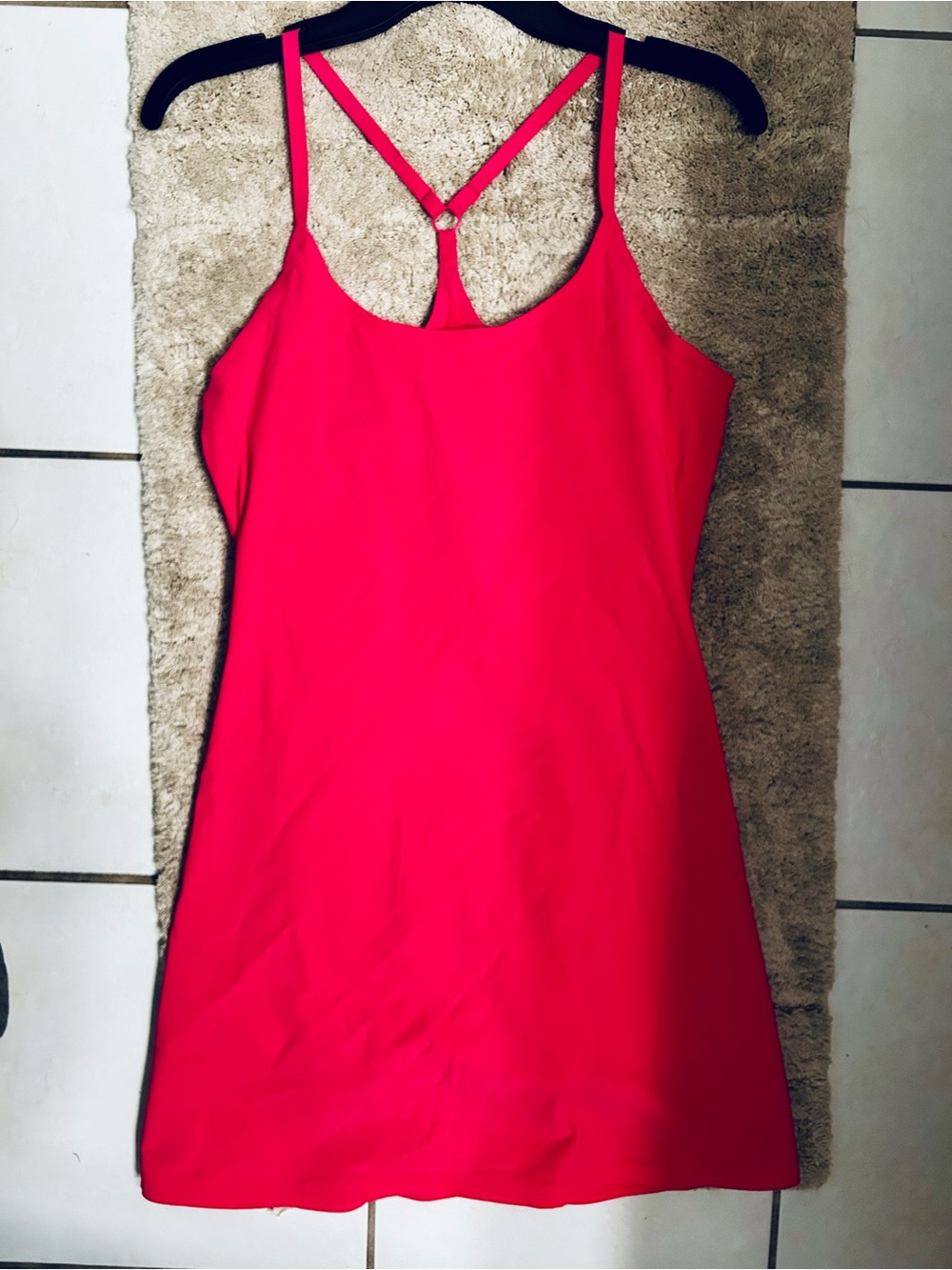 Outdoor Voices Pink Exercise Dress with Built-In Shorts Size S
